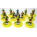 Subbuteo Andrew Table Soccer Manchester United 1992-94 away kit on WSB Professional Bases